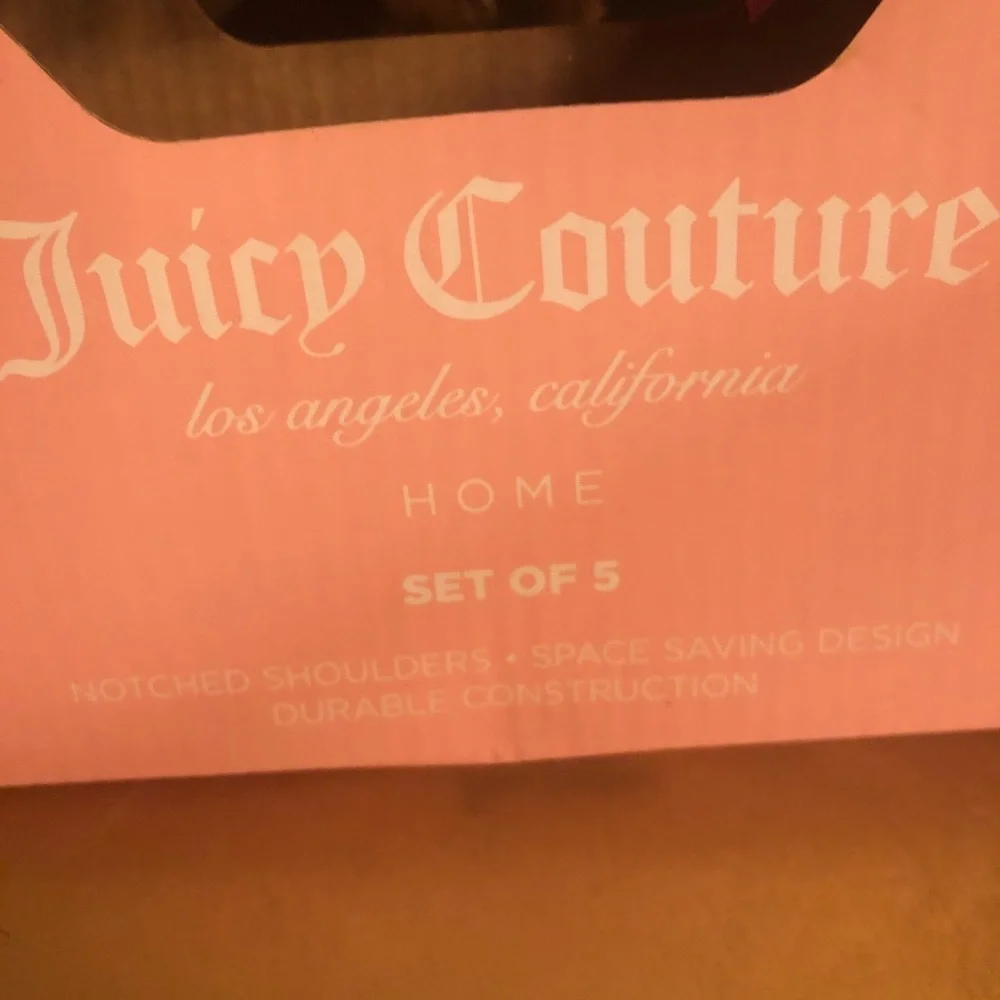 Juicy Couture chic hangers